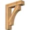 Ekena Millwork Westlake Block Rough Sawn Bracket w/ Offset Brace, Western Red Cedar, 8"W x 32"D x 40"H BKT0806X32X40WTL05RWR - alternate 1